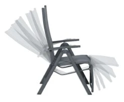 Garden Impressions - Sol Verstelbare Tuinstoel - Aluminium - Zwart -Meubel Verkoop 1200x990