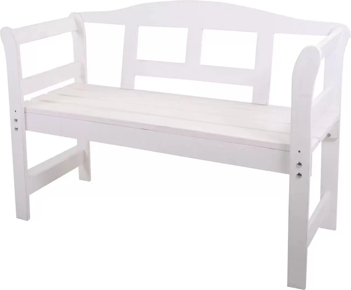 SenS-Line Friesen Tuinbank - Hout - Wit 17 SenS-Line Friesen Tuinbank - Hout - Wit - Afbeelding 15