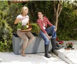 Keter Novel Opbergbox - 340L - 124x55x62.5cm - Grijs -Meubel Verkoop 1200x993 1