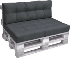 Beautissu Eco Elements Palletkussen – Rugkussen 120x40x15 Cm Voor Palletbank - Kussen Graphiet Grijs - Palletkussens In Matraskussen Kwaliteit -Meubel Verkoop 1200x995 6