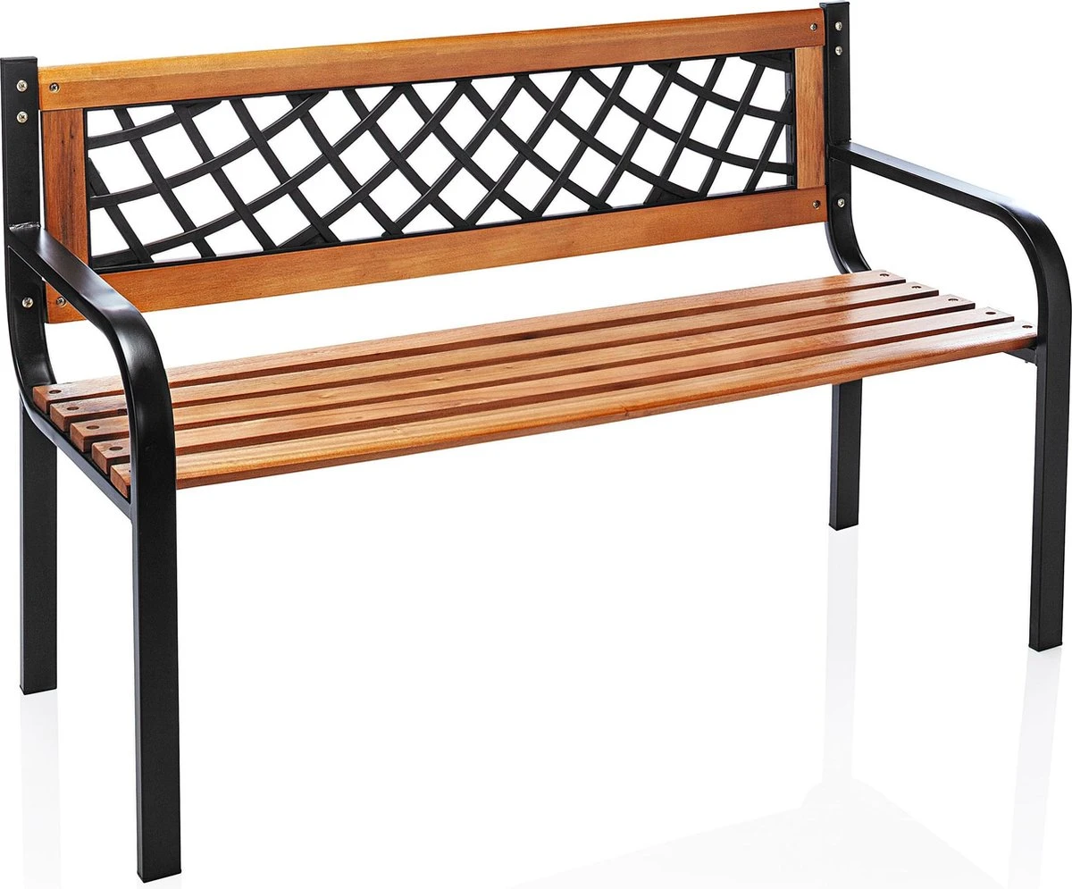 Relaxwonen - Tuinbank - FSC Hout - Metalen Frame - Trend 2023 3 Relaxwonen - Tuinbank - FSC Hout - Metalen Frame - Trend 2023