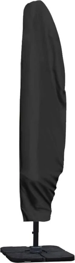 Parasolhoes Voor Zweefparasol - 265 Cm - Zwart - Waterbestendige Hoes Voor Parasol - Parasolhoes Staande Parasol Met Rits -Meubel Verkoop 343x1200