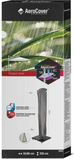 AeroCover Parasolhoes - Zweef Parasols - Grijs - 250x55 Cm (HxB) 25 AeroCover Parasolhoes - Zweef Parasols - Grijs - 250x55 Cm (HxB) -Meubel Verkoop 562x1200