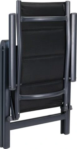 Casaria Tuinstoel Aluminium - 2 Stuks Inklapbaar - Antraciet -Meubel Verkoop 621x1200