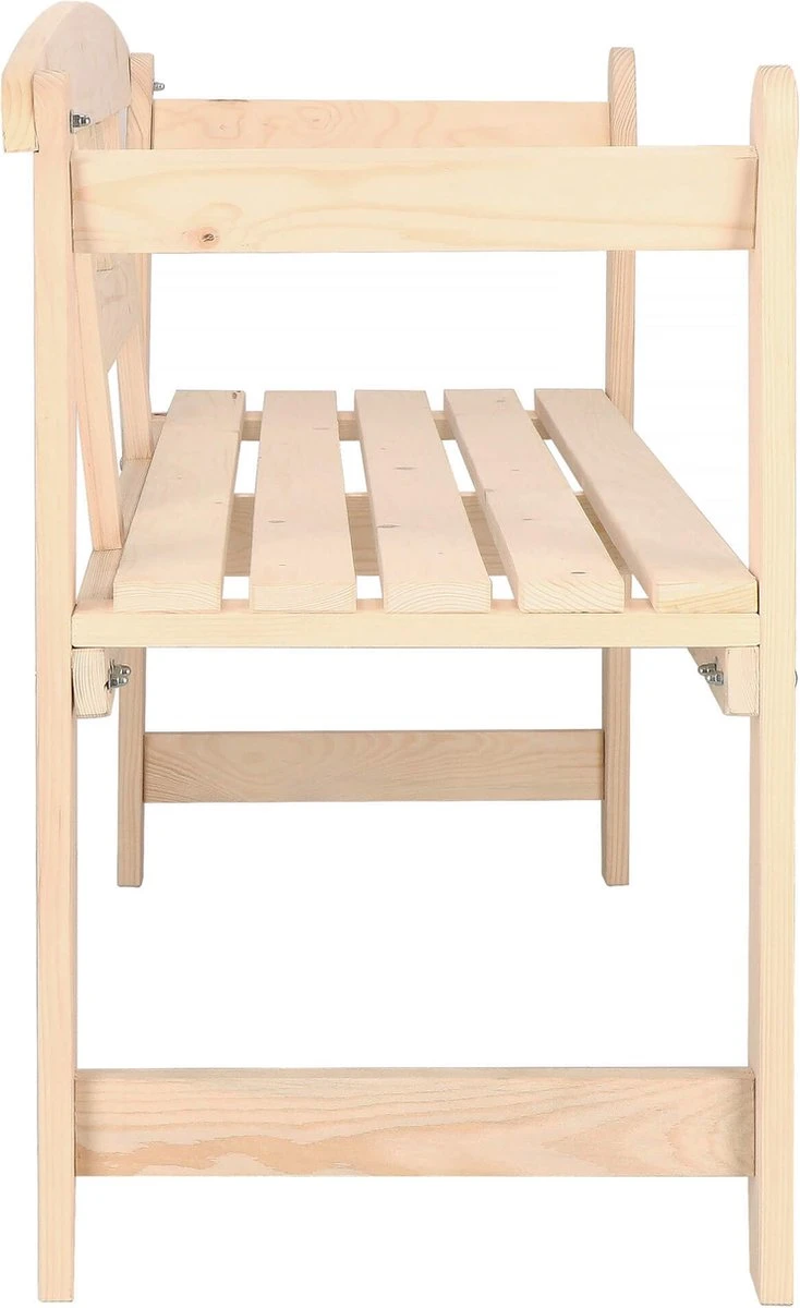 Merkloos Springos Tuinbank | Tuinbankje | Zitbank Buiten | Naaldhout | 119 X 78 X 45 Cm | Licht 8 Merkloos Springos Tuinbank | Tuinbankje | Zitbank Buiten | Naaldhout | 119 X 78 X 45 Cm | Licht - Afbeelding 6