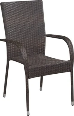 VidaXL 5-delige Tuinset Poly Rattan Bruin 17 VidaXL 5-delige Tuinset Poly Rattan Bruin -Meubel Verkoop 767x1200