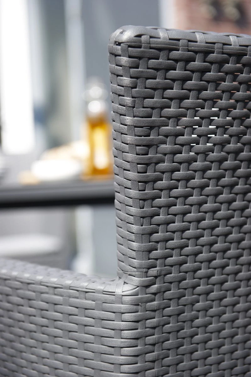 Allibert Iowa Tuinstoel - 60x62x89cm – Grafiet 8 Allibert Iowa Tuinstoel - 60x62x89cm – Grafiet - Afbeelding 6