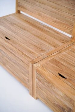 Kleine Teakhouten Tuinbank Met Opbergruimte - 100 X 60 X 90 Cm - Duurzaam Teakhout - Blijft Strak En Mooi - Sterke Constructie Om Lang Mee Te Gaan -Meubel Verkoop 800x1200 16