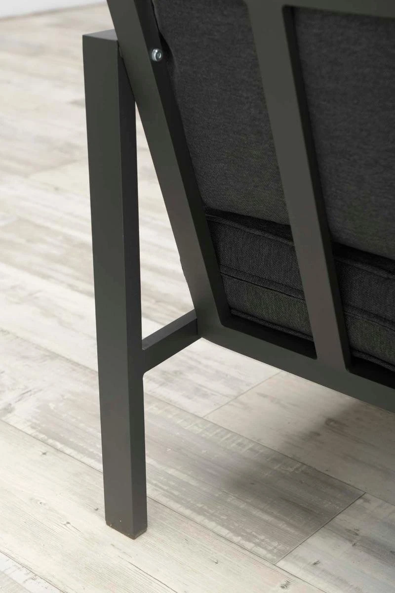 Garden Impressions Durban Loungeset - 4-delig - Zwart 17 Garden Impressions Durban Loungeset - 4-delig - Zwart - Afbeelding 15