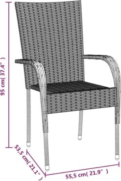 VidaXL 5-delige Tuinset Poly Rattan Bruin 16 VidaXL 5-delige Tuinset Poly Rattan Bruin -Meubel Verkoop 800x1200 39