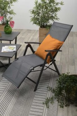 Garden Impressions - Sol Verstelbare Tuinstoel - Aluminium - Zwart -Meubel Verkoop 800x1200 7