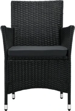 Polyrotan Balkonset - Bayamo - 3-delig - Zwart -Meubel Verkoop 805x1200 2