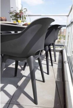 Allibert Akola Tuinstoelen - 2 Stuks -56,5x55x80cm - Donkergrijs -Meubel Verkoop 806x1200 1