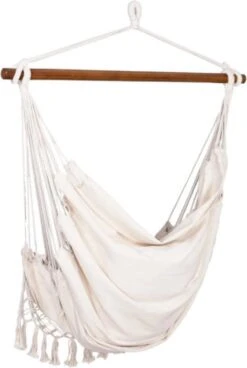 Springos Hangstoel | Binnen & Buiten | Met 2 Kussens | Boekenvak | Ook Voor Kinderen | Belastbaar Tot 150 Kg | Wit 9 Springos Hangstoel | Binnen & Buiten | Met 2 Kussens | Boekenvak | Ook Voor Kinderen | Belastbaar Tot 150 Kg | Wit -Meubel Verkoop 806x1200