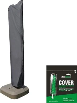 MaxxGarden Parasolhoes - Afdekhoes Voor Zweefparasol - Beschermhoes - 200-400 Cm - Met Rits En Trekkoord - Zwart -Meubel Verkoop 896x1200 2