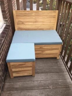 Kleine Teakhouten Tuinbank Met Opbergruimte - 100 X 60 X 90 Cm - Duurzaam Teakhout - Blijft Strak En Mooi - Sterke Constructie Om Lang Mee Te Gaan -Meubel Verkoop 899x1200 2