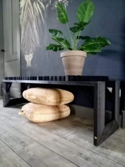 Tuinbank Design 2023 - 150CM - Grenen Hout - Zwart -Meubel Verkoop 900x1200 3