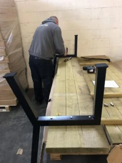 MaximaVida Set Industriële Bankpoten New York- Zwart Gecoat - Maak Zelf Je Bank -Meubel Verkoop 900x1200 5