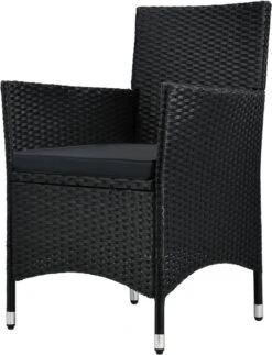 Polyrotan Balkonset - Bayamo - 3-delig - Zwart -Meubel Verkoop 918x1200 1