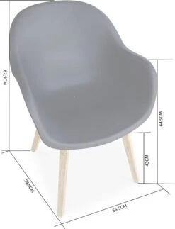 Alice's Garden Kuipstoelen CELEBES - Set Van 4 - Acacia En Kunststof - Grijs 11 Alice's Garden Kuipstoelen CELEBES - Set Van 4 - Acacia En Kunststof - Grijs -Meubel Verkoop 918x1200