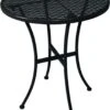 Bolero Ronde Stalen Bistro Tafel Zwart 60cm -Meubel Verkoop 932x1200 1