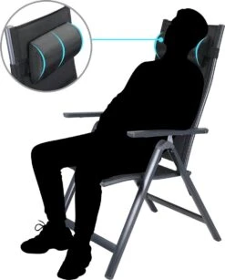 Casaria Tuinstoel Aluminium - 2 Stuks Inklapbaar - Antraciet -Meubel Verkoop 966x1200 1