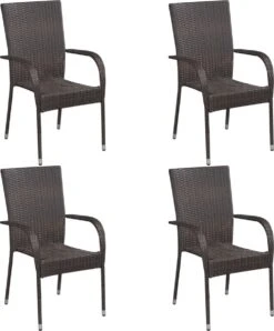 VidaXL 5-delige Tuinset Poly Rattan Bruin 15 VidaXL 5-delige Tuinset Poly Rattan Bruin -Meubel Verkoop 995x1200